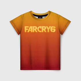 Детская футболка 3D с принтом FarCry6 в Кировске, 100% гипоаллергенный полиэфир | прямой крой, круглый вырез горловины, длина до линии бедер, чуть спущенное плечо, ткань немного тянется | crytek | ubisoft | революция | яра