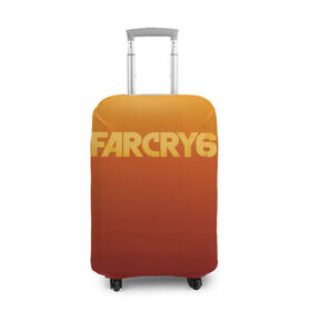Чехол для чемодана 3D с принтом FarCry6 в Кировске, 86% полиэфир, 14% спандекс | двустороннее нанесение принта, прорези для ручек и колес | crytek | ubisoft | революция | яра