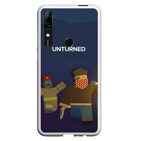 Чехол для Honor P Smart Z с принтом Unturned в Кировске, Силикон | Область печати: задняя сторона чехла, без боковых панелей | survival | unturned | zombie | антюрнд | антюрнед | выживание | игра про зомби | стим