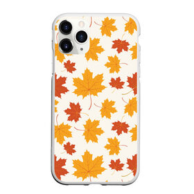 Чехол для iPhone 11 Pro матовый с принтом Осень / Autumn в Кировске, Силикон |  | autumn | indian summer | leaf fall | maple | maple leaf | season | бабье лето | время года | клён | кленовый лист | листопад | осень