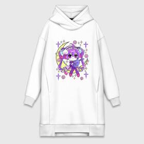 Платье-худи хлопок с принтом Cute Chibi Kawaii в Кировске,  |  | anime | chibi | cute | devil | girls | goth | kawaii | loli | made | manga | pastel | skull | star | аниме | бантики | гот | готик | готичная | девочка | девушка | доли | звезды | каваи | кавай | луна | манга | месяц | милая | мишка | плюшевый