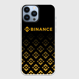 Чехол для iPhone 13 Pro Max с принтом BINANCE | БИНАНС БИРЖА в Кировске,  |  | bitcoin | blockchain | btc | cardano | crypto | ethereum | polkadot | tether | xrp | бинанс | биткоин | блокчейн | валюта | деньги | криптовалюта | майнер | майнинг | цифровая валюта | цифровое золото | эфир