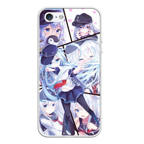 Чехол для iPhone 5/5S матовый с принтом Kantai Collection Hibiki в Кировске, Силикон | Область печати: задняя сторона чехла, без боковых панелей | аниме | девочка | пингвин | флотская коллекция | хибики