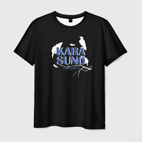 Мужская футболка 3D с принтом Haikyuu Karasuno в Кировске, 100% полиэфир | прямой крой, круглый вырез горловины, длина до линии бедер | haikyuu | karasuno | аниме | волейбол | кагеяма | карасуно | лети | хината се
