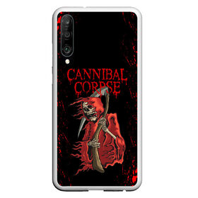 Чехол для Honor P30 с принтом Cannibal Corpse | Труп Каннибала (Z) в Кировске, Силикон | Область печати: задняя сторона чехла, без боковых панелей | cannibal | cannibal corpse | corpse | death metal | deathgrind | алекс уэбстер | брутальный дэт метал | дэт метал | дэтграйнд | пол мазуркевич | роб барретт | труп каннибала