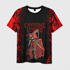 Мужская футболка 3D с принтом Cannibal Corpse | Труп Каннибала (Z) в Кировске, 100% полиэфир | прямой крой, круглый вырез горловины, длина до линии бедер | cannibal | cannibal corpse | corpse | death metal | deathgrind | алекс уэбстер | брутальный дэт метал | дэт метал | дэтграйнд | пол мазуркевич | роб барретт | труп каннибала