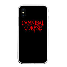 Чехол для iPhone XS Max матовый с принтом Cannibal Corpse в Кировске, Силикон | Область печати: задняя сторона чехла, без боковых панелей | Тематика изображения на принте: at | back | birth | bleeding | bloodthirst | butchered | cannibal | corpse | eaten | evisceration | gallery | gore | kill | kreaton | life | mutilated | obsessed | of | slayer | sodom | spawn | suicide | the | to | tomb | unimagined | vile | 