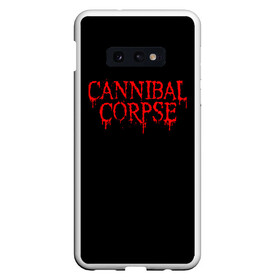 Чехол для Samsung S10E с принтом Cannibal Corpse в Кировске, Силикон | Область печати: задняя сторона чехла, без боковых панелей | Тематика изображения на принте: at | back | birth | bleeding | bloodthirst | butchered | cannibal | corpse | eaten | evisceration | gallery | gore | kill | kreaton | life | mutilated | obsessed | of | slayer | sodom | spawn | suicide | the | to | tomb | unimagined | vile | 