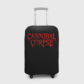 Чехол для чемодана 3D с принтом Cannibal Corpse в Кировске, 86% полиэфир, 14% спандекс | двустороннее нанесение принта, прорези для ручек и колес | at | back | birth | bleeding | bloodthirst | butchered | cannibal | corpse | eaten | evisceration | gallery | gore | kill | kreaton | life | mutilated | obsessed | of | slayer | sodom | spawn | suicide | the | to | tomb | unimagined | vile | 