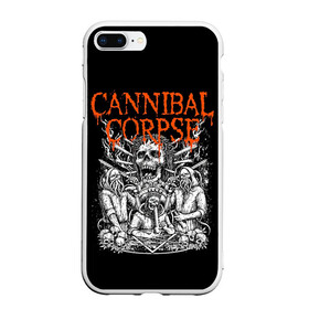 Чехол для iPhone 7Plus/8 Plus матовый с принтом Cannibal Corpse в Кировске, Силикон | Область печати: задняя сторона чехла, без боковых панелей | Тематика изображения на принте: at | back | birth | bleeding | bloodthirst | butchered | cannibal | corpse | eaten | evisceration | gallery | kill | kreaton | life | mutilated | obsessed | of | slayer | sodom | spawn | suicide | the | to | tomb | unimagined | vile | v