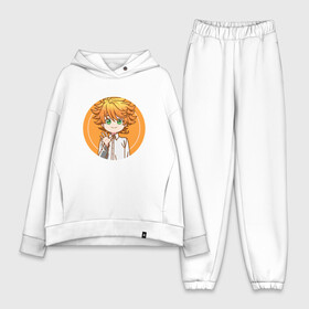 Женский костюм хлопок Oversize с принтом Якусоку но Нэба в Кировске,  |  | ema | emma | promised neverland | the promised neverland | yakusoku no neverland | ема | емма | неверленд | обещанная страна | обещанная страна грёз | обещанный неверленд | эма | эмма | якусоку но нэба