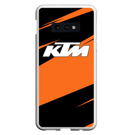 Чехол для Samsung S10E с принтом KTM | КТМ в Кировске, Силикон | Область печати: задняя сторона чехла, без боковых панелей | enduro | ktm | moto | moto sport | motocycle | orange | sportmotorcycle | ктм | мото | мото спорт | мотоспорт | оранжевый | спорт мото