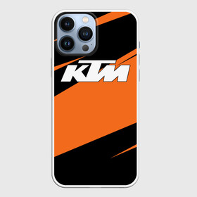 Чехол для iPhone 13 Pro Max с принтом KTM | КТМ в Кировске,  |  | Тематика изображения на принте: enduro | ktm | moto | moto sport | motocycle | orange | sportmotorcycle | ктм | мото | мото спорт | мотоспорт | оранжевый | спорт мото