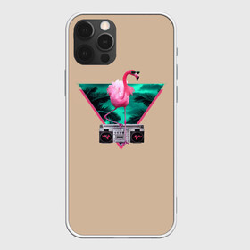 Чехол для iPhone 12 Pro Max с принтом Фламинго в Кировске, Силикон |  | африка | крылья | мода | прикольные | природа | птица | розовый | фламинго | цвет | яркие