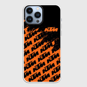 Чехол для iPhone 13 Pro Max с принтом KTM | КТМ в Кировске,  |  | Тематика изображения на принте: enduro | ktm | moto | moto sport | motocycle | orange | sportmotorcycle | ктм | мото | мото спорт | мотоспорт | оранжевый | спорт мото