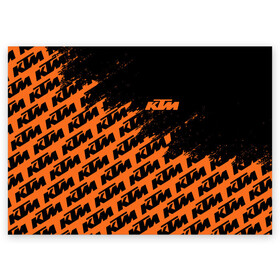 Поздравительная открытка с принтом KTM | КТМ в Кировске, 100% бумага | плотность бумаги 280 г/м2, матовая, на обратной стороне линовка и место для марки
 | Тематика изображения на принте: enduro | ktm | moto | moto sport | motocycle | orange | sportmotorcycle | ктм | мото | мото спорт | мотоспорт | оранжевый | спорт мото