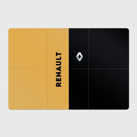 Магнитный плакат 3Х2 с принтом Renault Passion for life в Кировске, Полимерный материал с магнитным слоем | 6 деталей размером 9*9 см | line | renault | reno | yellow | дорога | желтая | лайв | лайн | лайф | линия | пассион | полоса | разметка | рено | фор