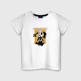 Детская футболка хлопок с принтом Dota 2 - Джаггернаут в Кировске, 100% хлопок | круглый вырез горловины, полуприлегающий силуэт, длина до линии бедер | Тематика изображения на принте: dota 2 | брызги | войн | джаггернаут | дота 2 | краска | персонаж | рыцарь