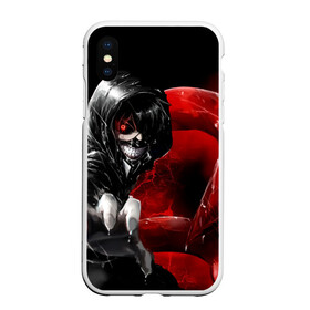 Чехол для iPhone XS Max матовый с принтом Kaneki Ken Kakuja в Кировске, Силикон | Область печати: задняя сторона чехла, без боковых панелей | Тематика изображения на принте: anime | kaneki ken | tokyo ghoul | tokyo ghoul: re | аниме | анимэ | гули | джузо сузуя | канеки кен | кузен йошимура | наки | нишики нишио | ре | ренджи йомо | ризе камиширо | токийский гуль | тоука киришима | ута