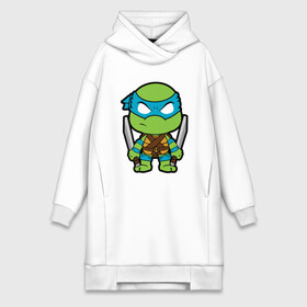 Платье-худи хлопок с принтом Leonardo в Кировске,  |  | donatello | leonardo | michelangelo | ninja | pizza | raphael | turtles | донателло | животные | карате | комикс | комиксы | леонардо | микеланджело | мультфильм | мутант | мутанты | ниндзя | пицца | рафаэль | сплинтер | супергерой