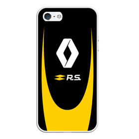 Чехол для iPhone 5/5S матовый с принтом RENAULT SPORT в Кировске, Силикон | Область печати: задняя сторона чехла, без боковых панелей | auto | car | france | life | logan | megane | renault | sandero | sport | автомобиль | водителям | логан | логотип | машина | рено | сандеро | франция