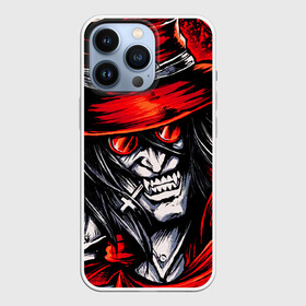 Чехол для iPhone 13 Pro с принтом ALUCARD IN RED в Кировске,  |  | alucard | anime | hellsing | алукард | аниме | вампир | знак | комиксы | манга | печать алукарда | печать кромвеля | хеллсинг