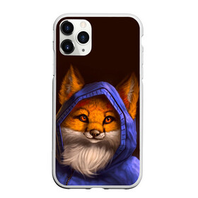 Чехол для iPhone 11 Pro матовый с принтом Лисенок в капюшоне в Кировске, Силикон |  | fox | foxy | животное | звери | лиса | лисенок | лисичка | милая | рыжая | фокс