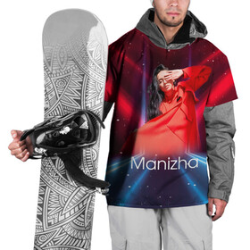Накидка на куртку 3D с принтом Манижа  Manizha в Кировске, 100% полиэстер |  | manizha | далеровна | душанбе | евровидение | евровидение 2021 | манижа | певица | таджикистан | хамраева