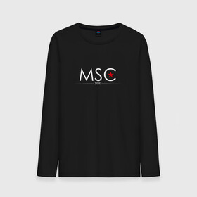 Мужской лонгслив хлопок с принтом MSCside collection | MSC (2021) в Кировске, 100% хлопок |  | 0x000000123 | moscow | moscow side | mscside | москва