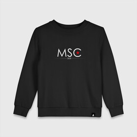 Детский свитшот хлопок с принтом MSCside collection | MSC (2021) в Кировске, 100% хлопок | круглый вырез горловины, эластичные манжеты, пояс и воротник | 0x000000123 | moscow | moscow side | mscside | москва