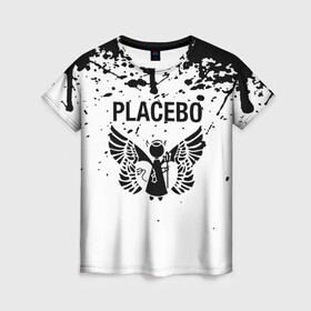 Женская футболка 3D с принтом placebo в Кировске, 100% полиэфир ( синтетическое хлопкоподобное полотно) | прямой крой, круглый вырез горловины, длина до линии бедер | black eyed | black market music | every you every me | nancy boy | placebo | placebo interview | placebo live | placebo nancy | pure morning | running up that hill | special k | taste in men | where is my mind | without you i’m nothing