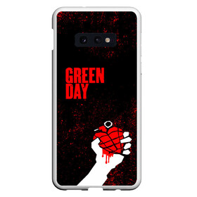 Чехол для Samsung S10E с принтом green day в Кировске, Силикон | Область печати: задняя сторона чехла, без боковых панелей | american idiot | boulevard of broke | day | green | green day | green day hits | green day lyrics | green day mix | green day music video | green day official | green day songs | green day videos | greenday | music | music video | official | warner record