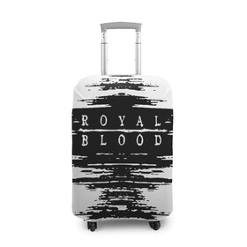 Чехол для чемодана 3D с принтом royal blood в Кировске, 86% полиэфир, 14% спандекс | двустороннее нанесение принта, прорези для ручек и колес | alternative rock | ben thatcher | blues rock | drums | garage rock | mike kerr | official music vi | official video | rock duo | royal blod | royal blood | royal blood official | royal blood uk | royal bloods | royalblood | the royal blood