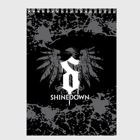 Скетчбук с принтом shinedown в Кировске, 100% бумага
 | 48 листов, плотность листов — 100 г/м2, плотность картонной обложки — 250 г/м2. Листы скреплены сверху удобной пружинной спиралью | 45 shinedown | atlantic | atlantic records | brent smith | cut the cord | get up shinedown | music video | official video | rock | shinedown | shinedown (musical group) | shinedown devil | sound of madness | state of my head | zach myers