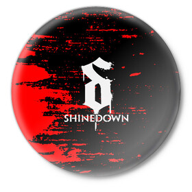 Значок с принтом shinedown в Кировске,  металл | круглая форма, металлическая застежка в виде булавки | Тематика изображения на принте: 45 shinedown | atlantic | atlantic records | brent smith | cut the cord | get up shinedown | music video | official video | rock | shinedown | shinedown (musical group) | shinedown devil | sound of madness | state of my head | zach myers