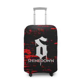 Чехол для чемодана 3D с принтом shinedown в Кировске, 86% полиэфир, 14% спандекс | двустороннее нанесение принта, прорези для ручек и колес | 45 shinedown | atlantic | atlantic records | brent smith | cut the cord | get up shinedown | music video | official video | rock | shinedown | shinedown (musical group) | shinedown devil | sound of madness | state of my head | zach myers