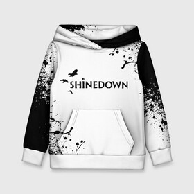 Детская толстовка 3D с принтом shinedown в Кировске, 100% полиэстер | двухслойный капюшон со шнурком для регулировки, мягкие манжеты на рукавах и по низу толстовки, спереди карман-кенгуру с мягким внутренним слоем | Тематика изображения на принте: 45 shinedown | atlantic | atlantic records | brent smith | cut the cord | get up shinedown | music video | official video | rock | shinedown | shinedown (musical group) | shinedown devil | sound of madness | state of my head | zach myers