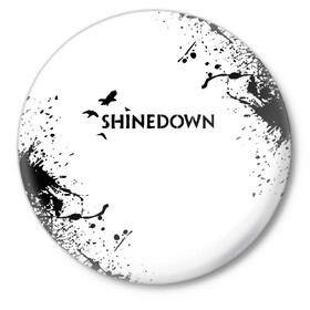 Значок с принтом shinedown в Кировске,  металл | круглая форма, металлическая застежка в виде булавки | Тематика изображения на принте: 45 shinedown | atlantic | atlantic records | brent smith | cut the cord | get up shinedown | music video | official video | rock | shinedown | shinedown (musical group) | shinedown devil | sound of madness | state of my head | zach myers