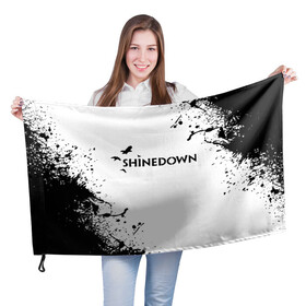 Флаг 3D с принтом shinedown в Кировске, 100% полиэстер | плотность ткани — 95 г/м2, размер — 67 х 109 см. Принт наносится с одной стороны | 45 shinedown | atlantic | atlantic records | brent smith | cut the cord | get up shinedown | music video | official video | rock | shinedown | shinedown (musical group) | shinedown devil | sound of madness | state of my head | zach myers