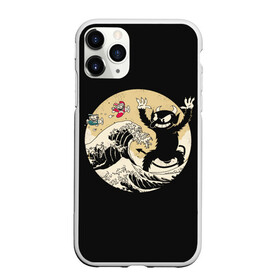 Чехол для iPhone 11 Pro Max матовый с принтом CUPHEAD RETRO WAVE в Кировске, Силикон |  | art | cartoon | cup | cuphead | devil | dice | game | king | mugman | retro | the | wave | арт | бос | босс | волна | голова | демон | дьявол | игра | капхед | магмен | мультик | мультфильм | платформер | ретро | чаша | чашка | человек | черт