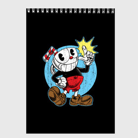 Скетчбук с принтом CUPHEAD КАПХЕД в Кировске, 100% бумага
 | 48 листов, плотность листов — 100 г/м2, плотность картонной обложки — 250 г/м2. Листы скреплены сверху удобной пружинной спиралью | Тематика изображения на принте: art | cartoon | cup | cuphead | devil | dice | game | king | mugman | the | арт | бос | босс | голова | демон | дьявол | игра | капхед | магмен | мультик | мультфильм | платформер | чаша | чашка | человек | черт