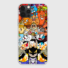 Чехол для iPhone 12 Pro Max с принтом CUPHEAD в Кировске, Силикон |  | Тематика изображения на принте: cuphead | cuphead  mugman | dont deal with the devil | mugman | все персонажи | игры | капхед | магмен | чашеголовый