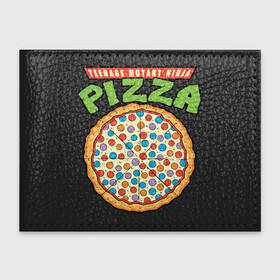 Обложка для студенческого билета с принтом Turtle Pizza в Кировске, натуральная кожа | Размер: 11*8 см; Печать на всей внешней стороне | donatello | leonardo | michelangelo | ninja | pizza | raphael | turtles | донателло | животные | карате | комикс | комиксы | леонардо | микеланджело | мультфильм | мутант | мутанты | ниндзя | пицца | рафаэль | сплинтер | супергерой