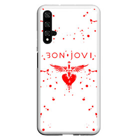 Чехол для Honor 20 с принтом bon jovi в Кировске, Силикон | Область печати: задняя сторона чехла, без боковых панелей | bon | bon jovi | bon jovi remastered | bon jovi remastered videos | hd music videos | island | jon bon jovi | jovi | mercury | music | remastered | remastered music videos | rock | джон бон джови | дэвид брайан | тико торрес | фил икс | хью макдональд