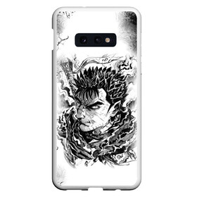 Чехол для Samsung S10E с принтом BERSERK БЕРСЕРК в Кировске, Силикон | Область печати: задняя сторона чехла, без боковых панелей | anime | anime berserk | berserk | knight | manga | аниме | аниме берсерк | берсерк | клеймо | манга | рыцарь | япония