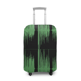 Чехол для чемодана 3D с принтом AUDIOWAVE в Кировске, 86% полиэфир, 14% спандекс | двустороннее нанесение принта, прорези для ручек и колес | underground | звук | звуковая волна | звукорежиссер | прикол