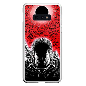 Чехол для Samsung S10E с принтом BERSERK | БЕРСЕРК в Кировске, Силикон | Область печати: задняя сторона чехла, без боковых панелей | anime | anime berserk | berserk | knight | manga | аниме | аниме берсерк | берсерк | клеймо | манга | рыцарь | япония