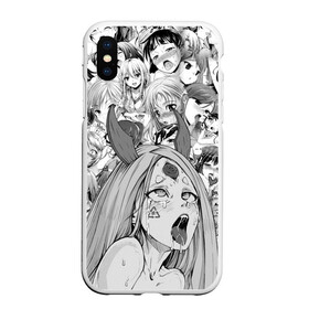 Чехол для iPhone XS Max матовый с принтом KAGUYA AHEGAO чернобелое КАГУЯ АХЕГАО в Кировске, Силикон | Область печати: задняя сторона чехла, без боковых панелей | Тематика изображения на принте: ahegao | japanese anime | kaguya | kawai | kowai | oppai | otaku | senpai | sugoi | waifu | yandere | ахегао | кагуя | ковай | отаку | семпай | сенпай | сэмпай | яндере | японская анимация