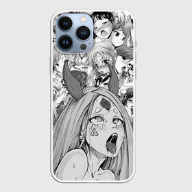 Чехол для iPhone 13 Pro Max с принтом KAGUYA AHEGAO чернобелое   КАГУЯ АХЕГАО в Кировске,  |  | Тематика изображения на принте: ahegao | japanese anime | kaguya | kawai | kowai | oppai | otaku | senpai | sugoi | waifu | yandere | ахегао | кагуя | ковай | отаку | семпай | сенпай | сэмпай | яндере | японская анимация