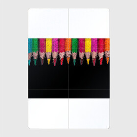 Магнитный плакат 2Х3 с принтом карандаши на черном фоне в Кировске, Полимерный материал с магнитным слоем | 6 деталей размером 9*9 см | Тематика изображения на принте: 3d | вода | карандаши | черный